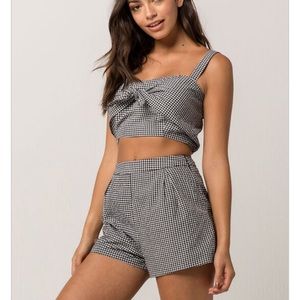 Gingham Matching Set